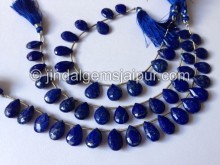 Lapis Faceted Pear